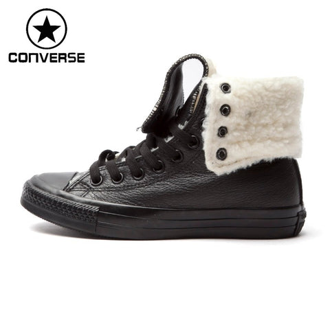 Original   Converse Women's Skateboarding Shoes Thermal Canvas Sneakers
