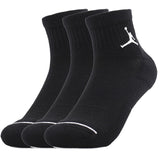 Original New Arrival  NIKE JUMPMAN QTR 3PPK Unisex Sports Socks( 3 Pairs )