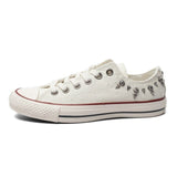 Original Converse Women's Rivets Skateboarding Shoes Canvas Shoes Sneakers