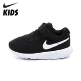 NIKE Kids TANJUN New Arrival Baby Unisex Children Casual Shoes Outdoor Running Shoes Breathable Hook Loop Sneakers