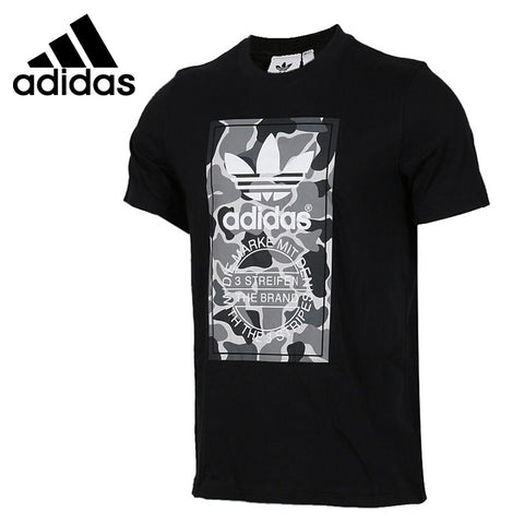 Original New Arrival  Adidas Originals CAMO LABEL TEE Men's T-shirts short sleeve Sportswear