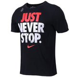 Original New Arrival  NIKE AS M NK DRY TEE JUST NVR STOP Men's T-shirts short sleeve Sportswear