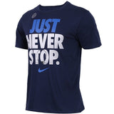 Original New Arrival  NIKE AS M NK DRY TEE JUST NVR STOP Men's T-shirts short sleeve Sportswear