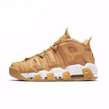 Nike Air More Uptempo '96 "Wheat" Original New Arrival Men's Breathable Basketball Shoes Sport Sneakers