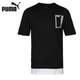 Original New Arrival  Puma Summer Rebel Logo Tee Men's T-shirts short sleeve Sportswear