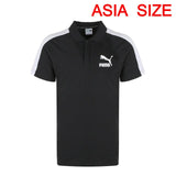 Original New Arrival  PUMA Iconic T7 Slim Polo Men's POLO  short sleeve Sportswear