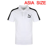 Original New Arrival  PUMA Iconic T7 Slim Polo Men's POLO  short sleeve Sportswear