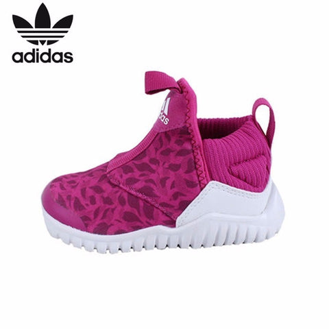 Adidas RapidaZen Original Kids New Pattern Canvas Children Running Shoes Breathable Light Sneakers