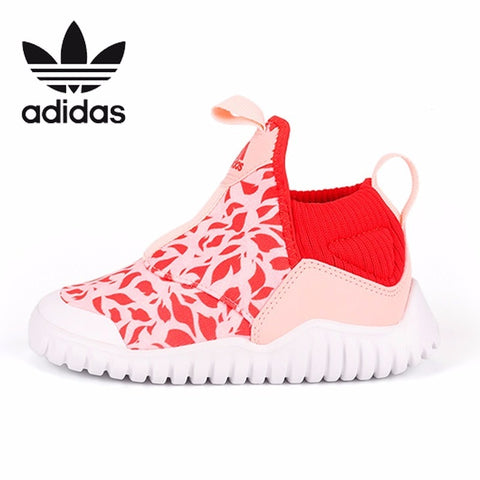 Adidas Kids Original New Pattern Canvas Children Running Shoes Breathable Sports Sneakers