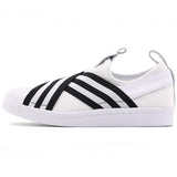 Original New Arrival  Adidas Originals SUPERSTAR SLIPON W Women's Skateboarding Shoes Sneakers