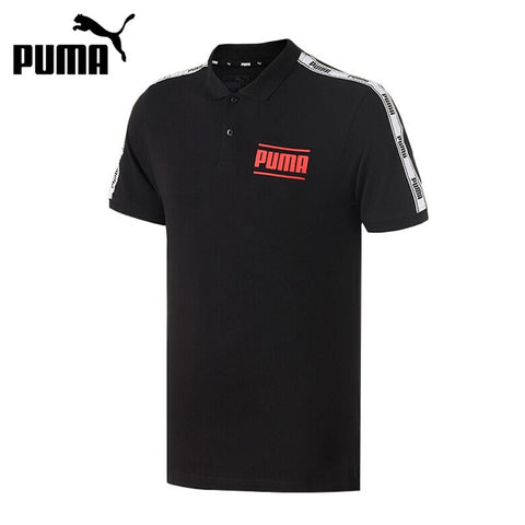 Original New Arrival  PUMA Camo Pack Tape Polo Men's POLO  short sleeve Sportswear
