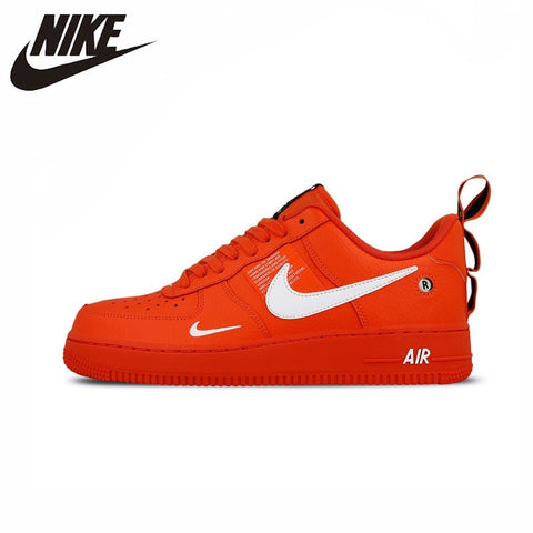 Nike Air Force 1 Af1 Original New Arrival Breathable Men Bright Red Skateboarding Shoes Sports Ourdoor Sneakers