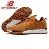 Beige NEW BALANCE NB247 men's jogging shoes breathable Running Shoes Brown Black