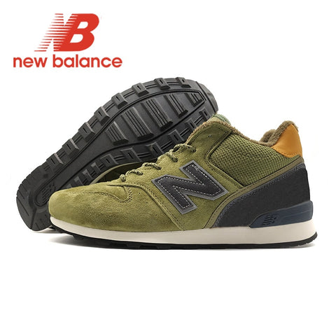 NEW BALANCE NB696 men's Green High cut Running Shoes Warm Spring Winter Shoes Anti-Sip Outdoor sneakers
