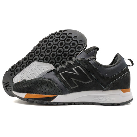 Beige NEW BALANCE NB247 men's Outdoor jogging shoes breathable Running Shoes Brown Black Size 40-44