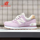 New Balance 574 female Shoes zapatillas mujer deportiva Running Shoes Red light Breathable Sports Shoes Hot Sale