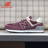 New Balance 574 female Shoes zapatillas mujer deportiva Running Shoes Red light Breathable Sports Shoes Hot Sale