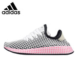 Adidas Deerupt Original Women Running Shoes Black & Pink/Pink Wear-resistant Breathable Lightweight Sneakers#CQ2909 CQ2910