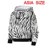 Original New Arrival  PUMA Wild Pack Cropped AOP Hoodie Women's  Pullover Hoodies Sportswear